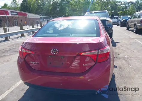 2018 Toyota Corolla Le from USA, damaged, VIN 2T1BURHE4JC053986